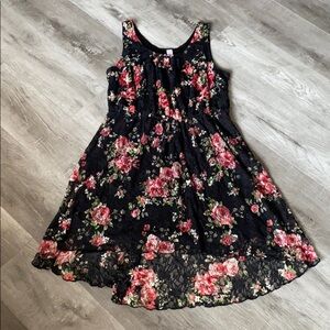 No Boundaries Sleeveless Floral Dress